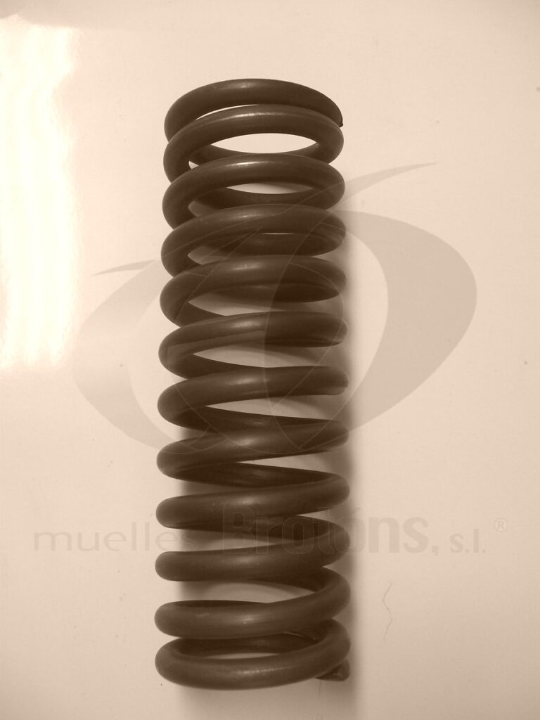 Muelle de compresión de acero inoxidable fabricado a medida