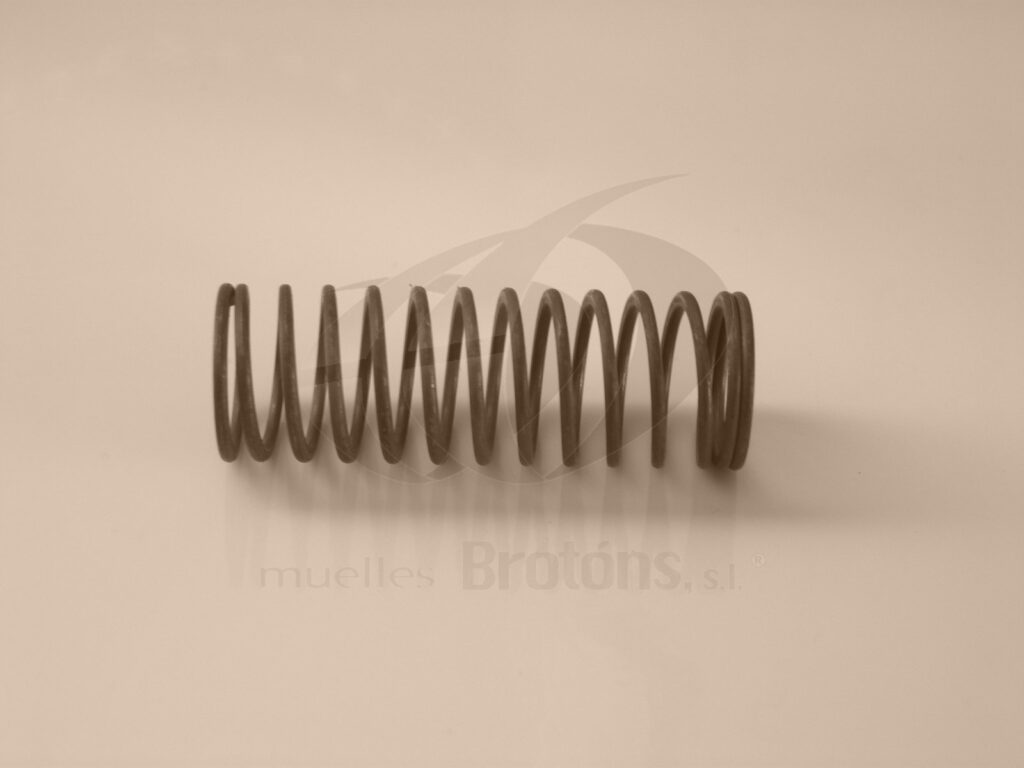 Muelle de compresión de acero inoxidable fabricado a medida
