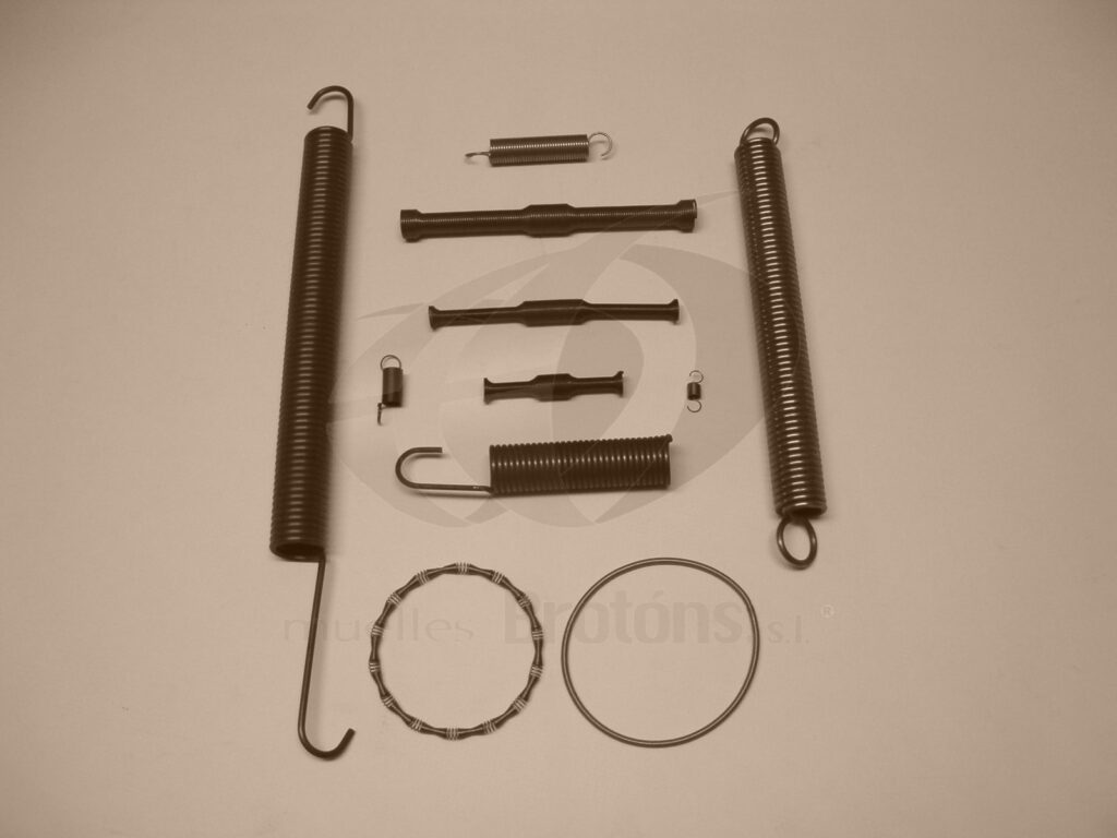 Muelle de tracción de acero inoxidable fabricado a medida