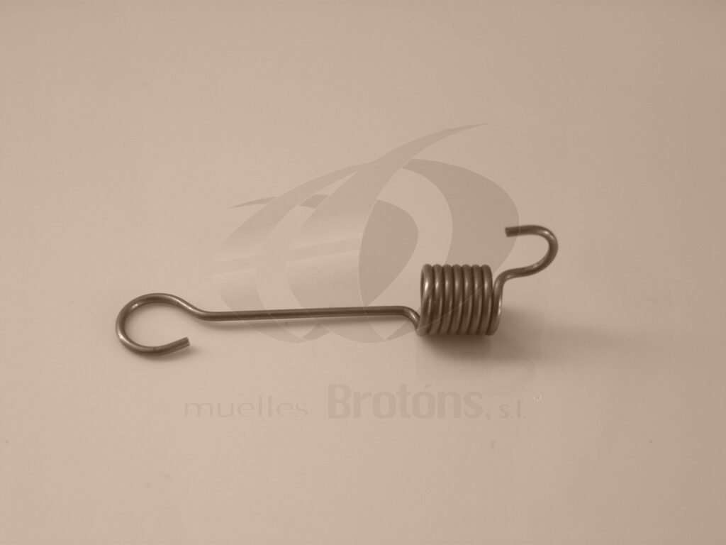 Muelle de tracción de acero inoxidable fabricado a medida