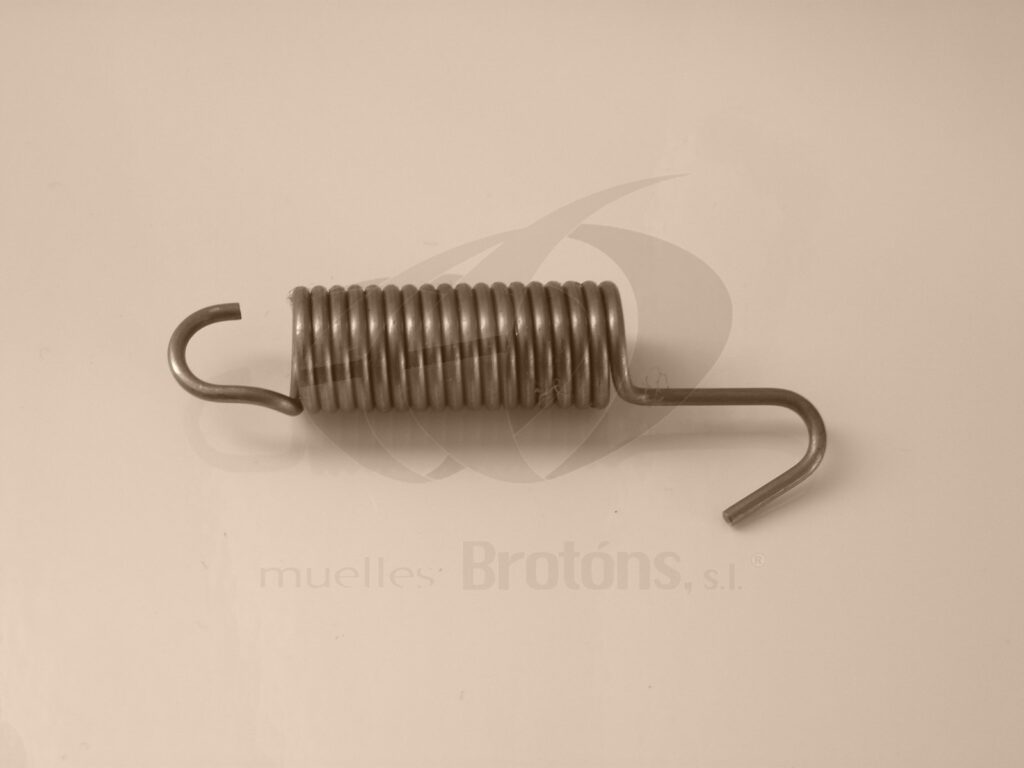Muelle de tracción de acero inoxidable fabricado a medida