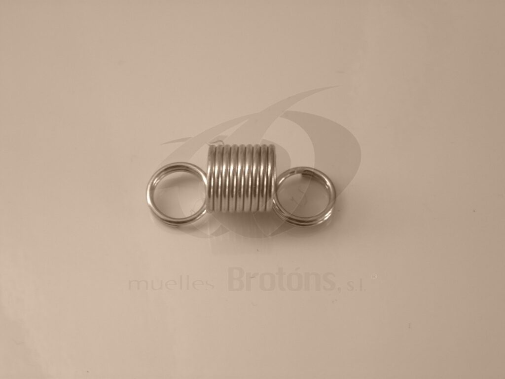 Muelle de tracción de acero inoxidable fabricado a medida
