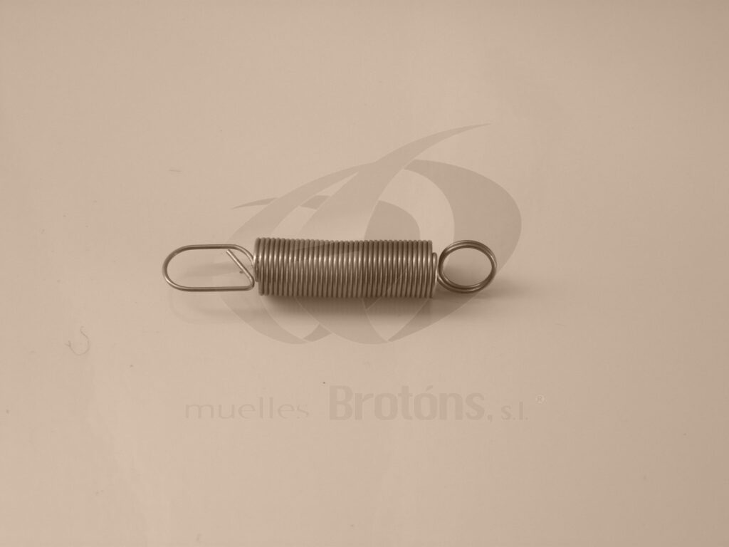 Muelle de tracción de acero inoxidable fabricado a medida