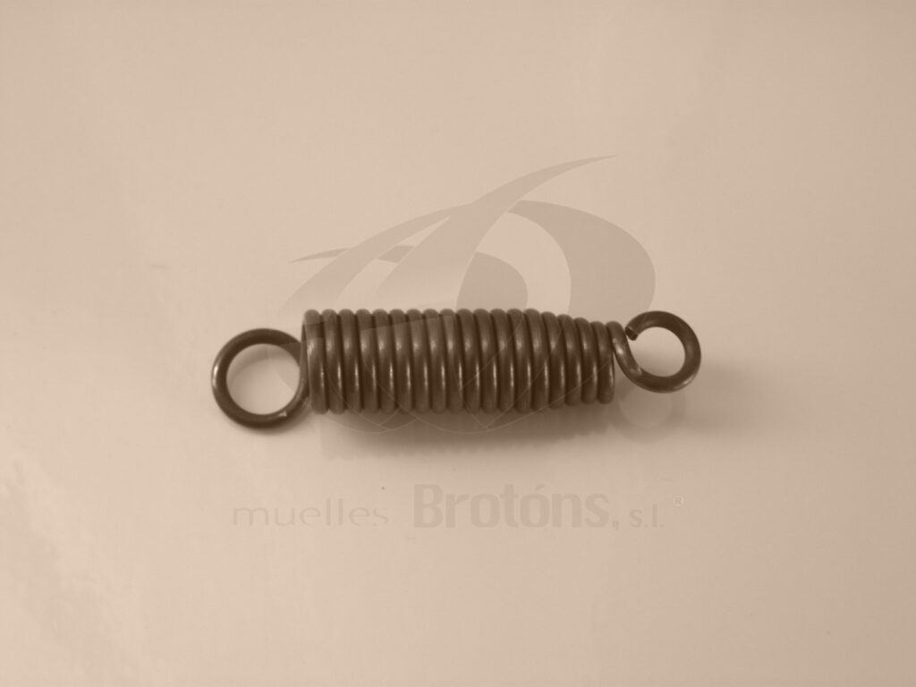 Muelle de tracción de acero inoxidable fabricado a medida