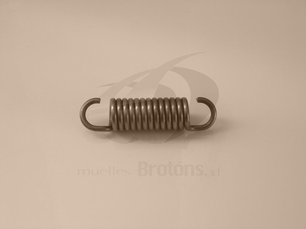Muelle de tracción de acero inoxidable fabricado a medida