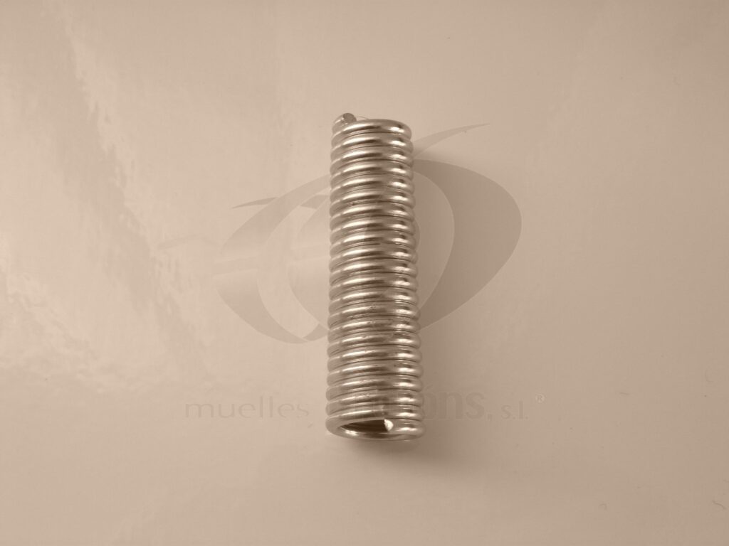 Muelle de tracción de acero inoxidable fabricado a medida