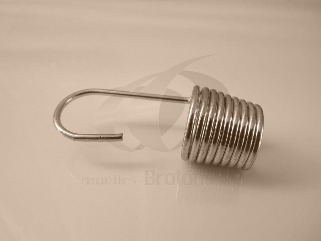 Muelle de tracción de acero inoxidable fabricado a medida