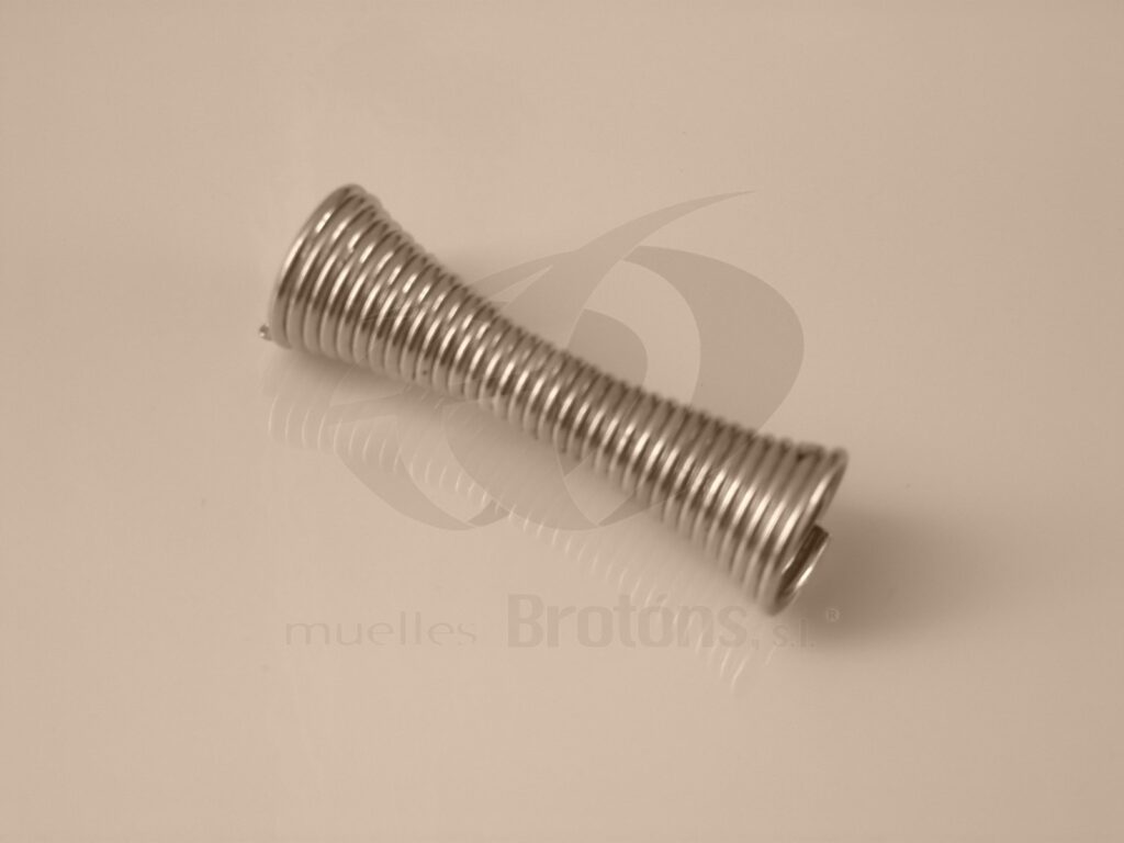 Muelle de tracción de acero inoxidable fabricado a medida