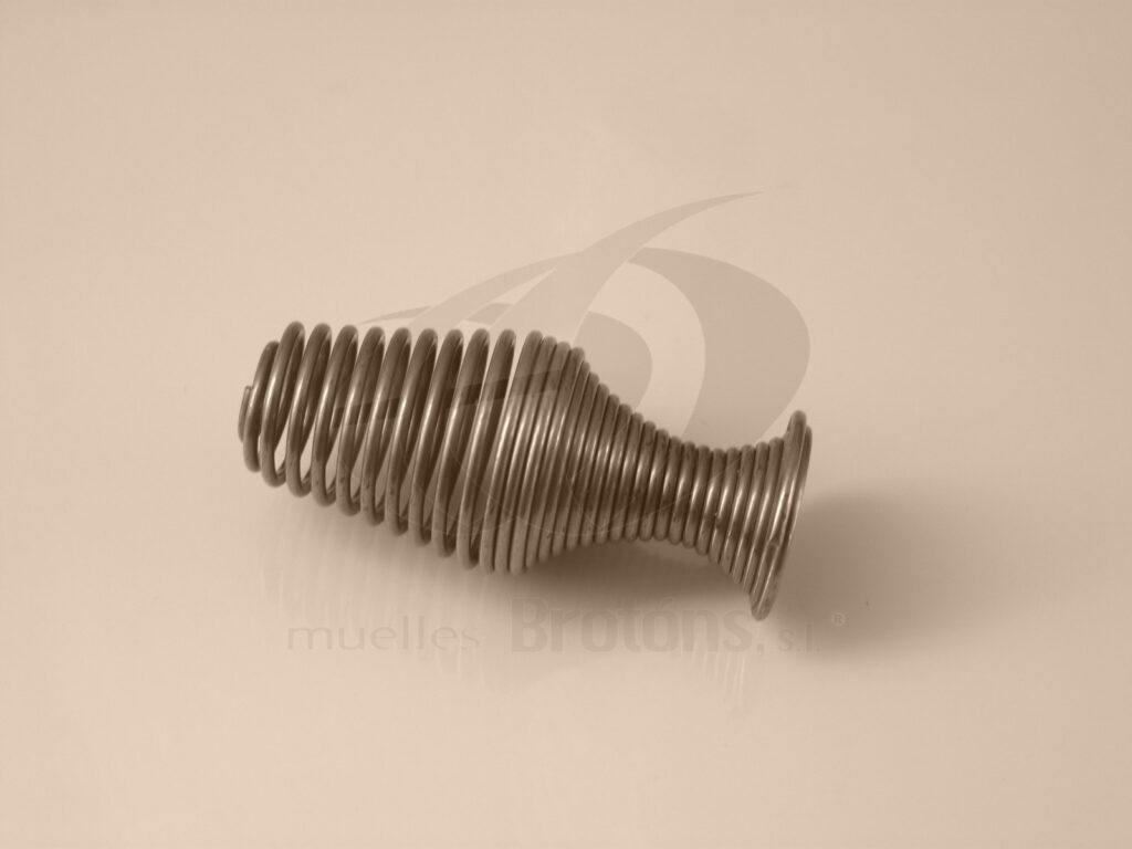 Muelle de tracción de acero inoxidable fabricado a medida