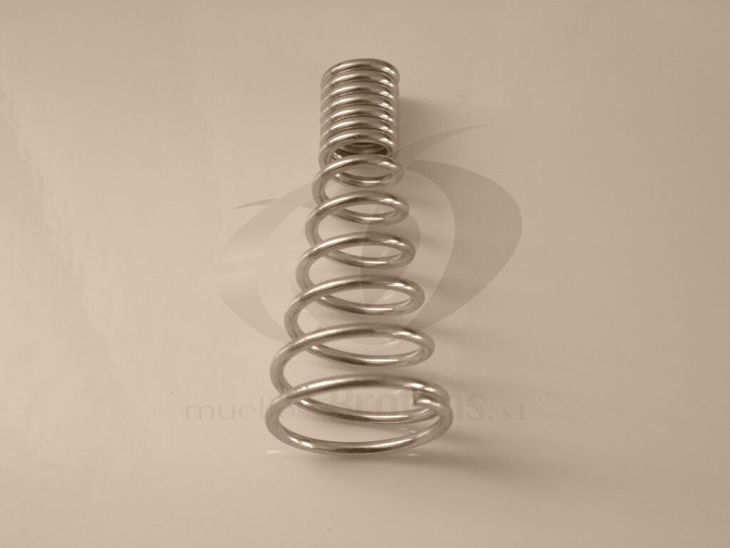Muelle de tracción de acero inoxidable fabricado a medida