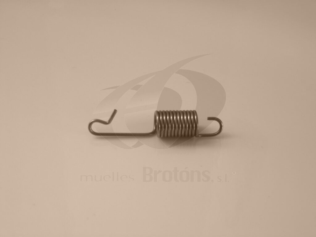 Muelle de tracción de acero inoxidable fabricado a medida